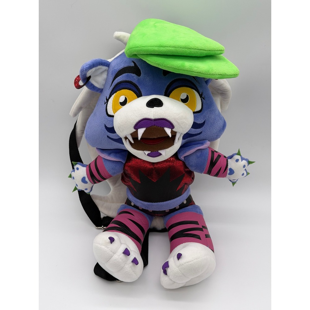 20" FNAF Roxanne Wolf Plush Backpack Five Nights at Freddys Security Breach Roxy